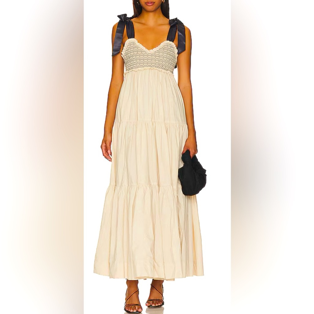 FREE PEOPLE Bluebell Solid Maxi Dress NWOT - Picture 3 of 16